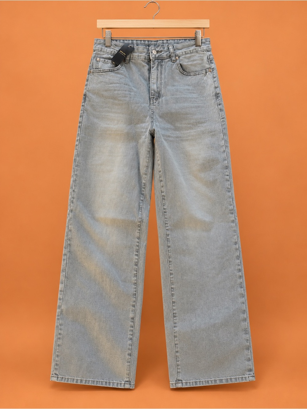 NF Grey Wide-Leg Stretchy Jeans